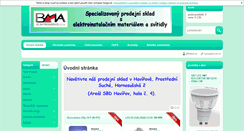 Desktop Screenshot of bmaelektroservis.eu